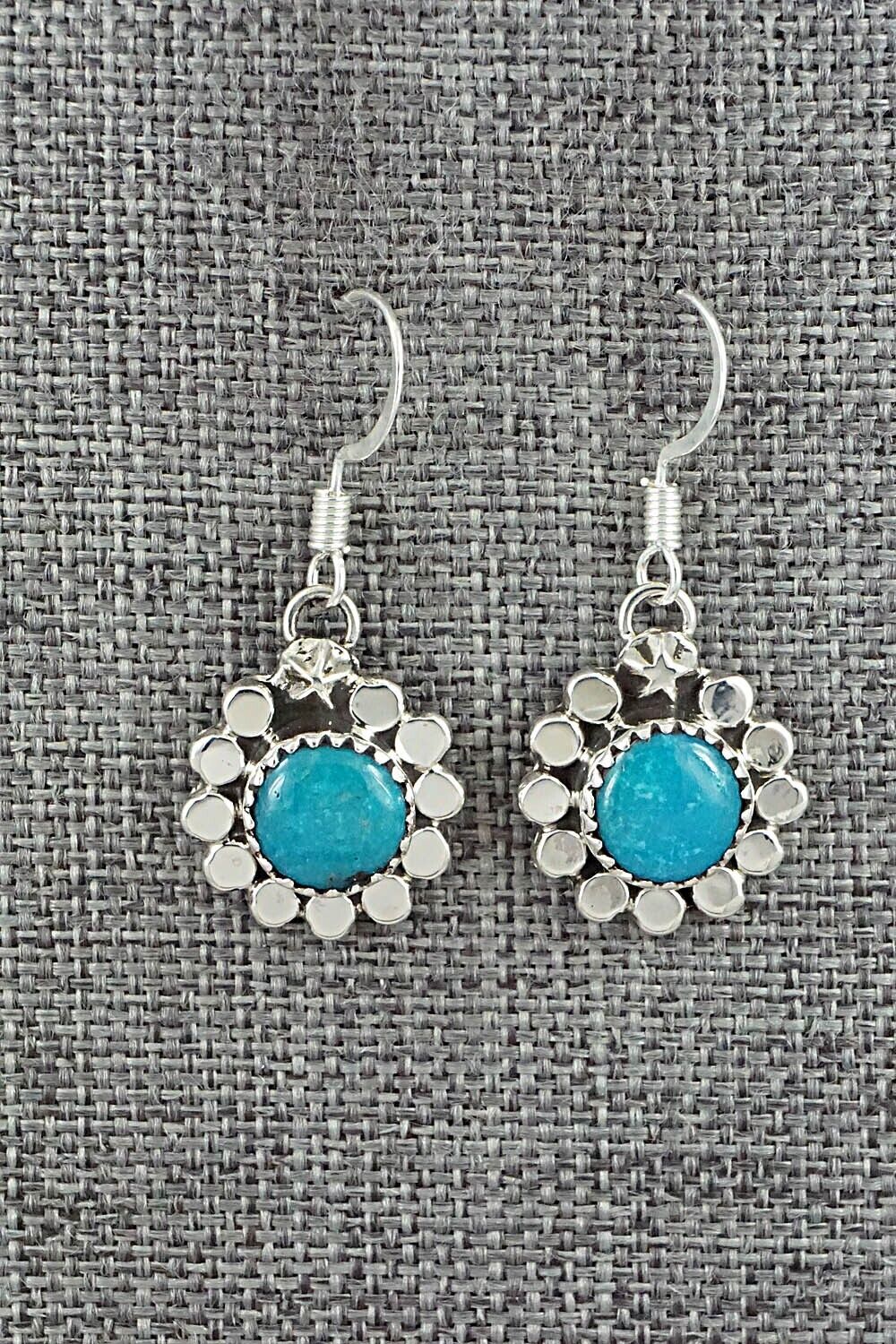 Turquoise & Sterling Silver Earrings - Sandra Parkett