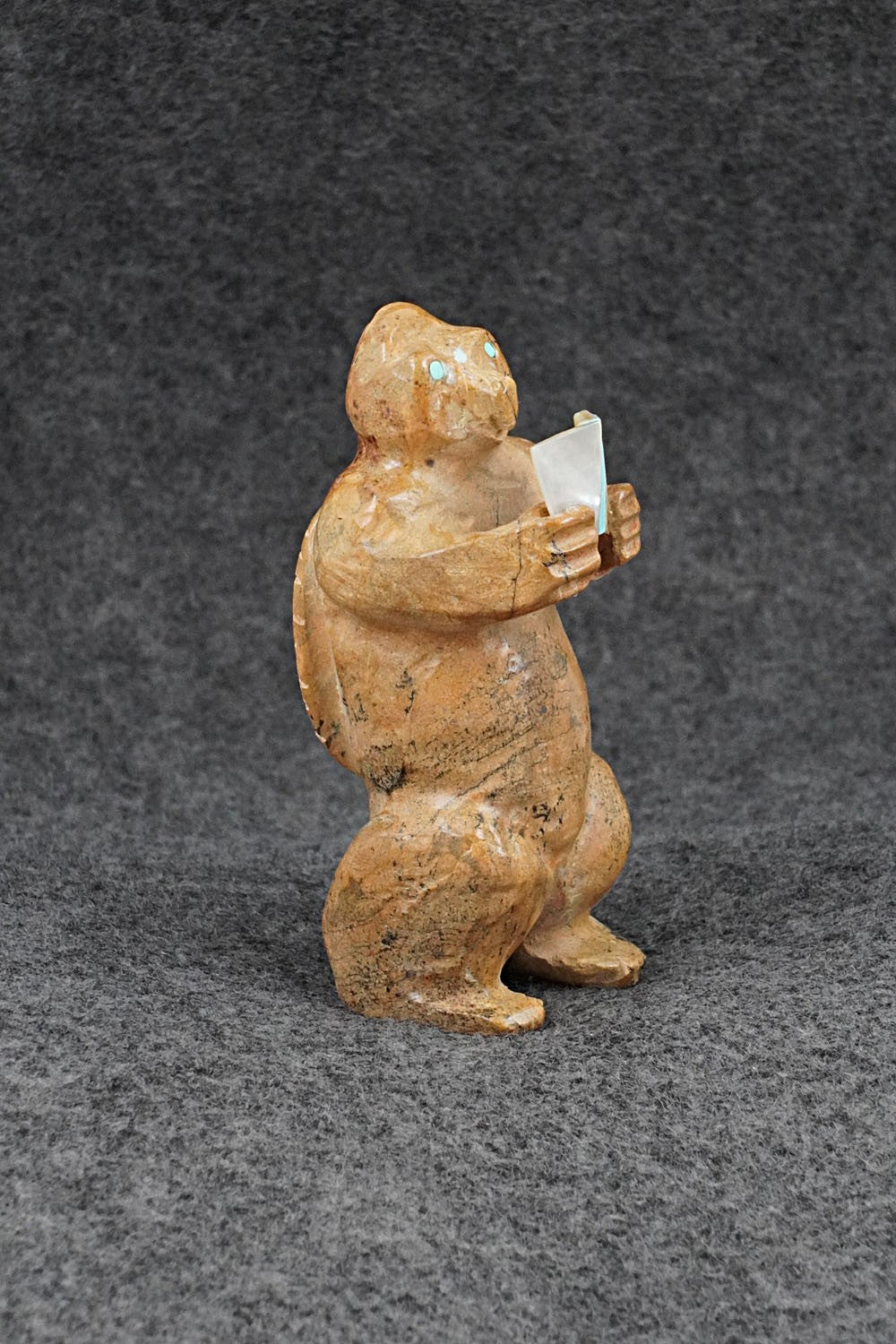 Turtle Zuni Fetish Carving - Freddie Leekya