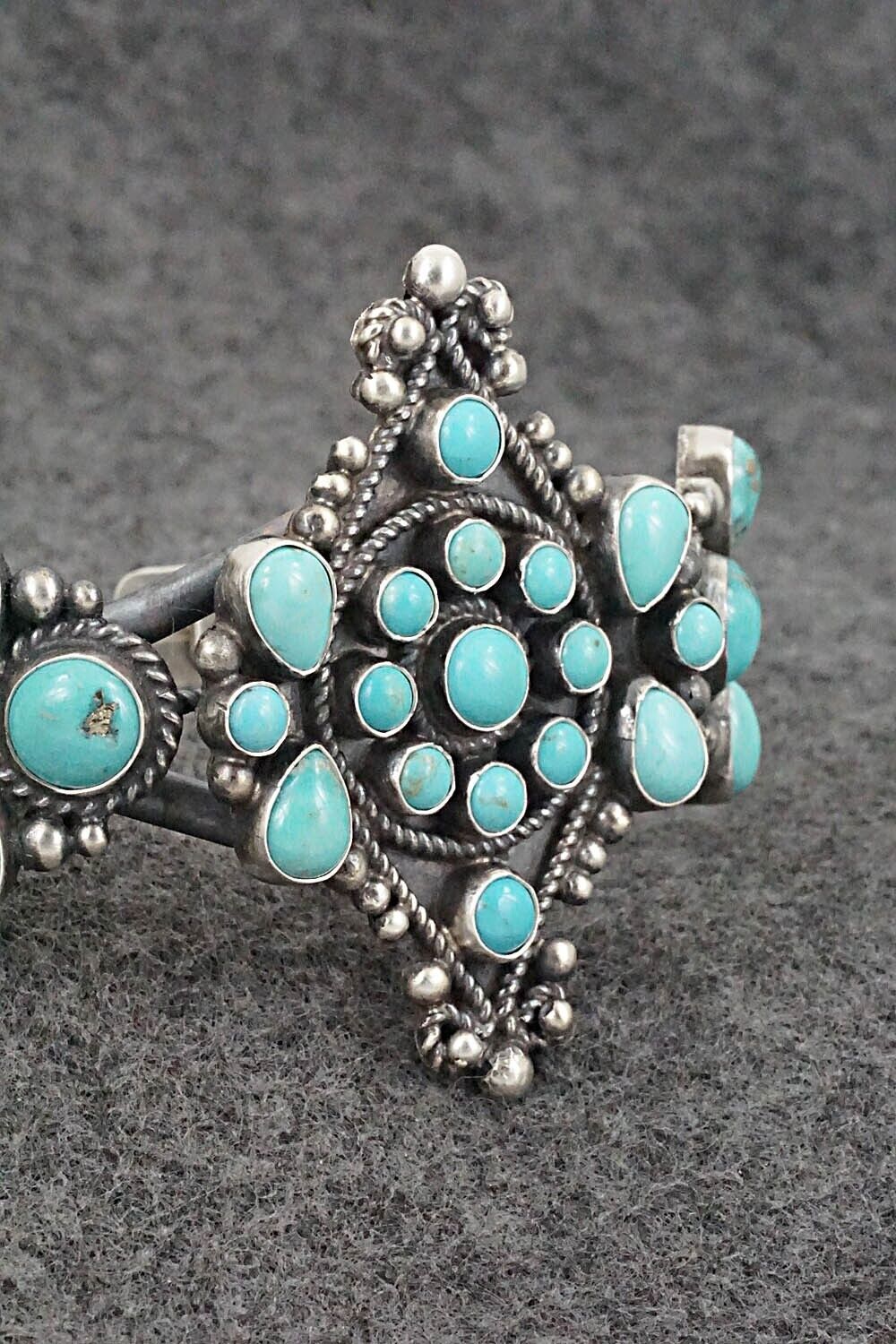 Turquoise & Sterling Silver Bracelet - Devin Brown