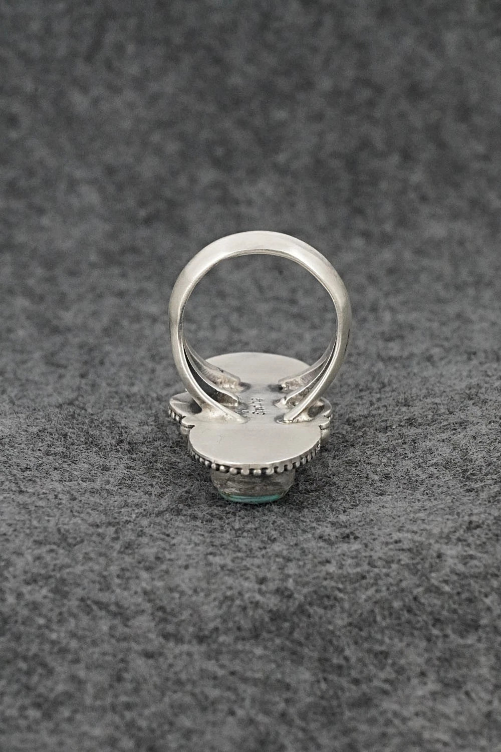 Turquoise & Sterling Silver Ring - Bobby Johnson - Size 7