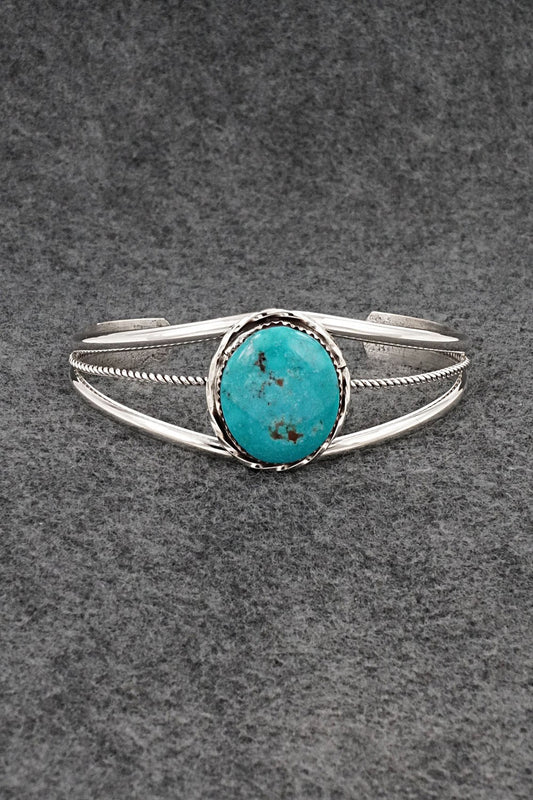 Turquoise & Sterling Silver Bracelet - Ernest Hawthorne