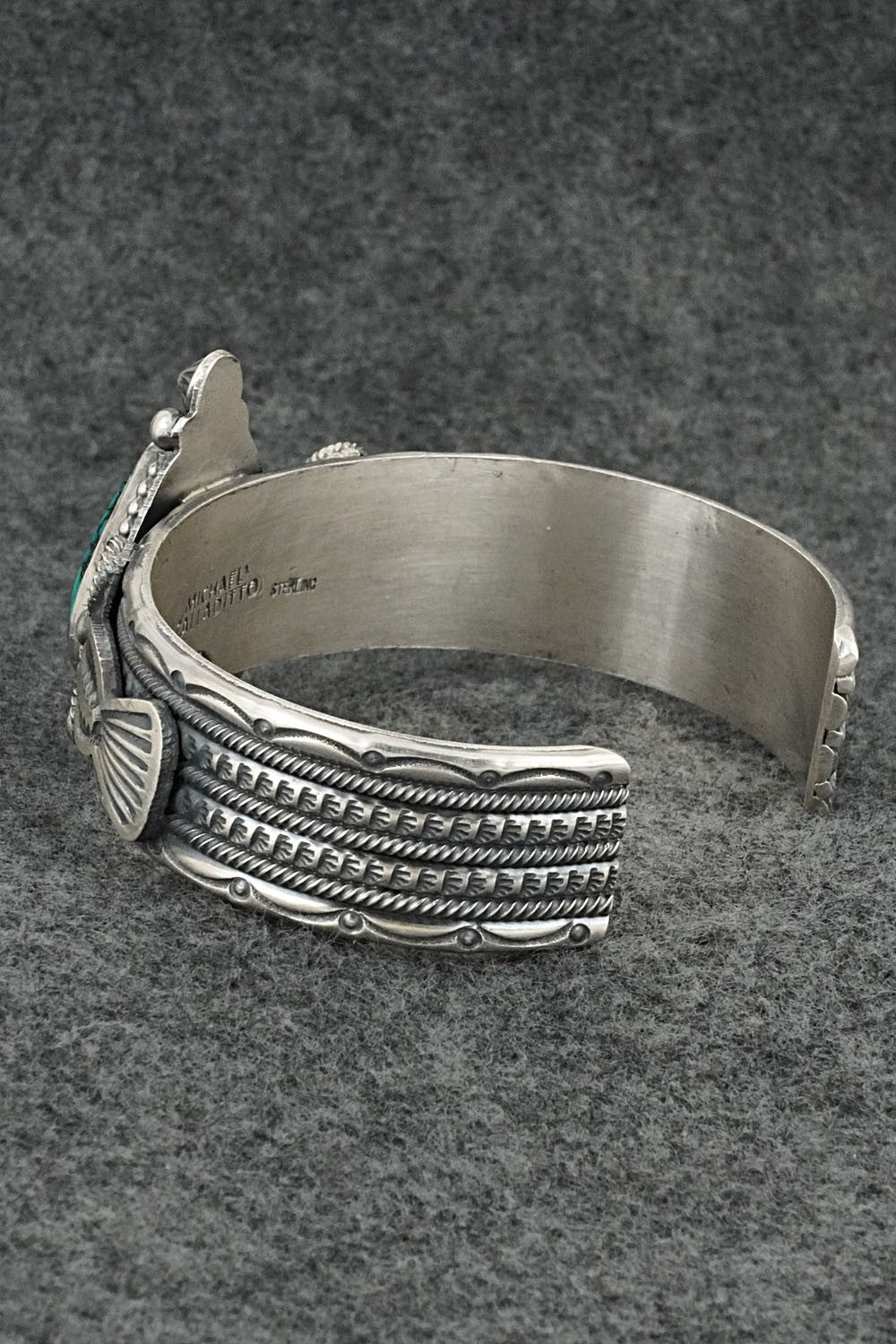 Turquoise & Sterling Silver Bracelet - Michael Calladitto