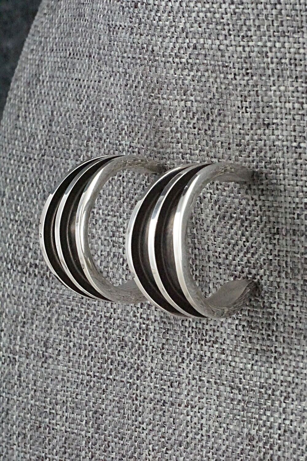 Sterling Silver Hoop Earrings - Tom Hawk