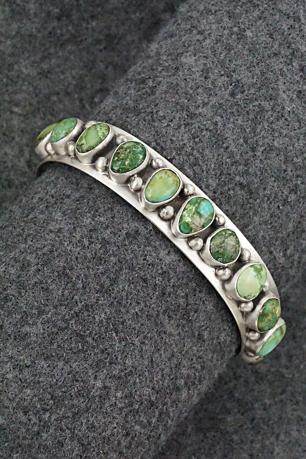 Turquoise & Sterling Silver Bracelet - Tom Lewis