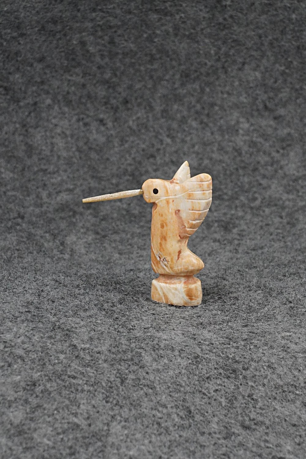 Hummingbird Zuni Fetish Carving - Justin Red Elk