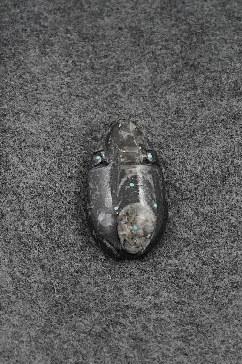 Frog Zuni Fetish Carving - Abby Quam Panteah