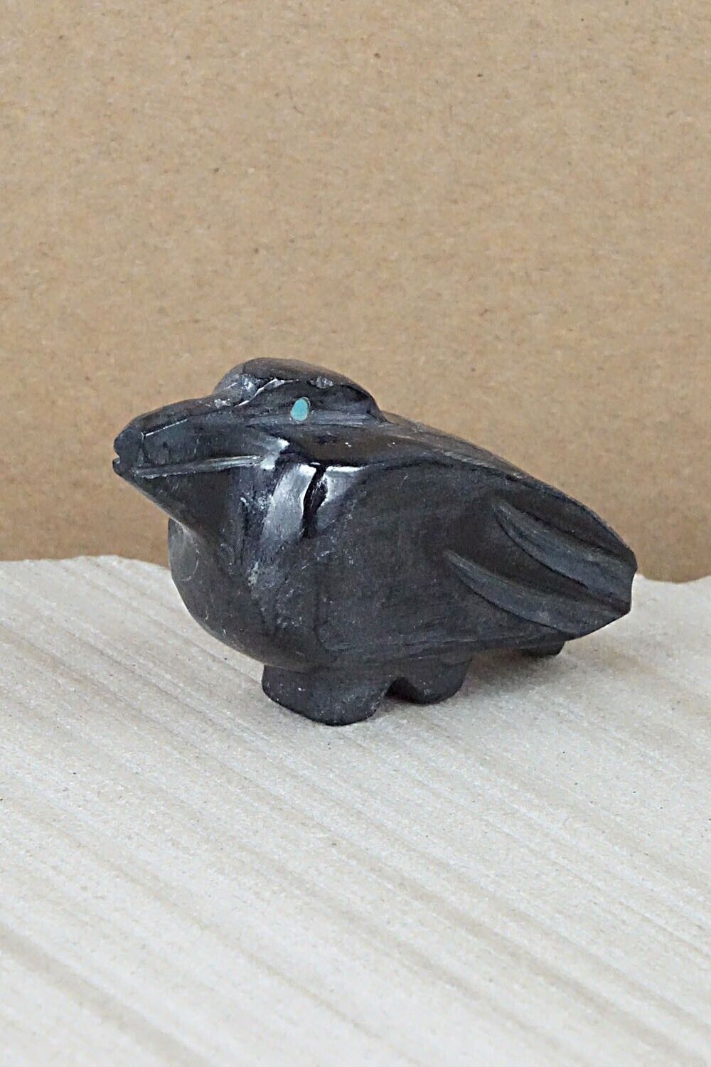 Crow Zuni Fetish Carving - Tim Lementino