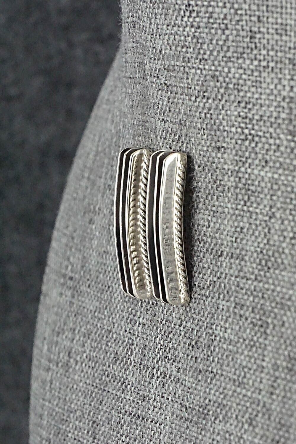 Sterling Silver Earrings - Darrell Yazzie