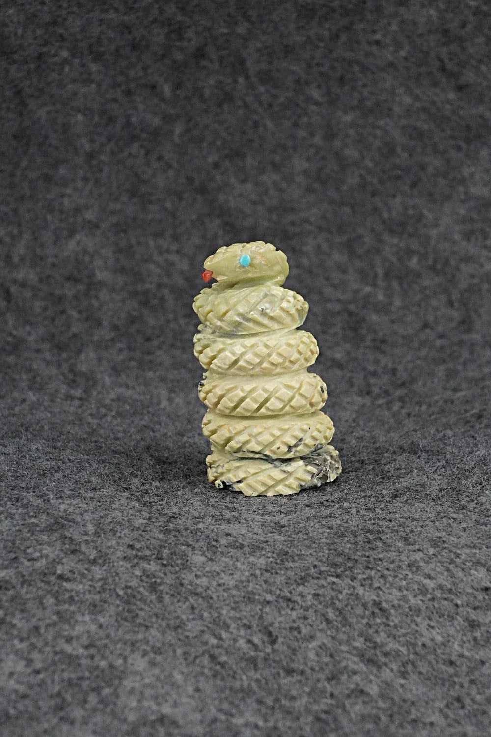 Rattlesnake Zuni Fetish Carving - Todd Etsate