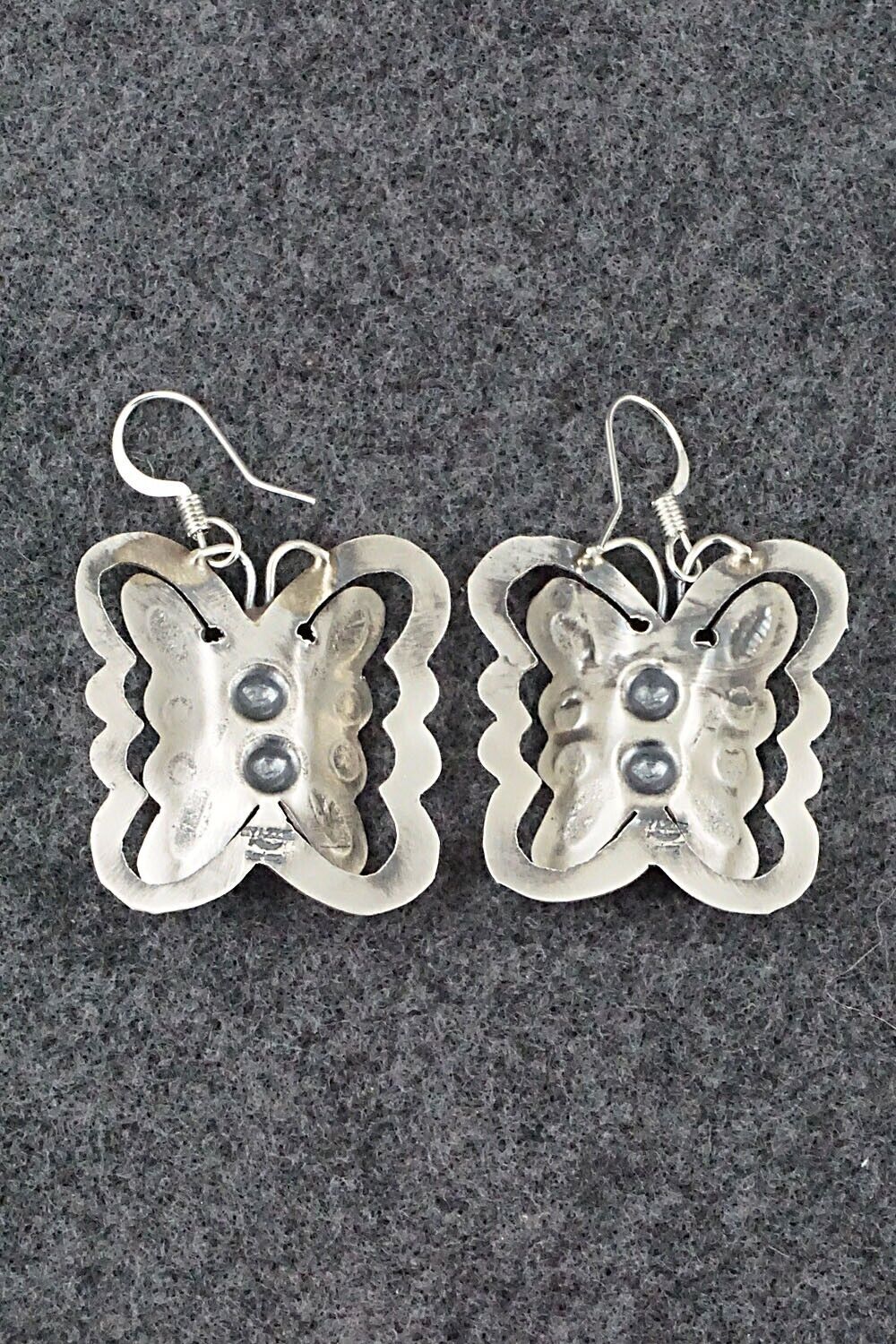 Sterling Silver Earrings - Tim Yazzie