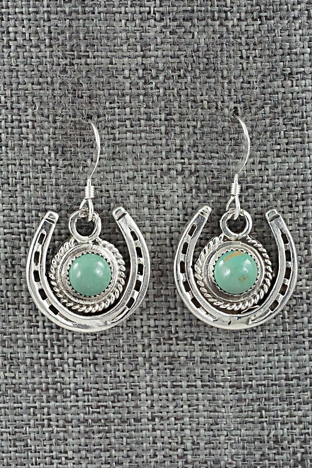 Turquoise and Sterling Silver Earrings - Sharon McCarthy