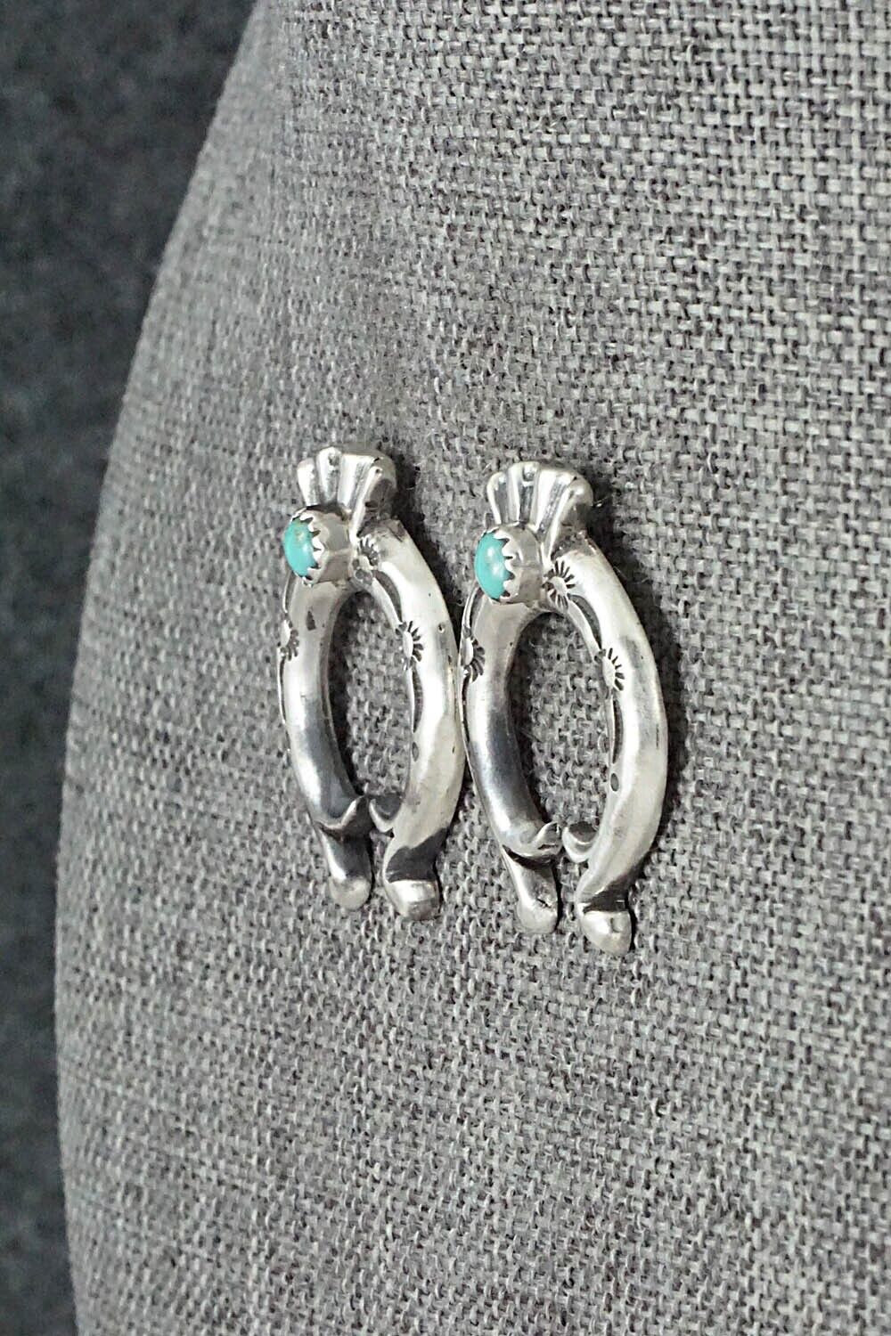 Turquoise & Sterling Silver Earrings - Paige Gordon