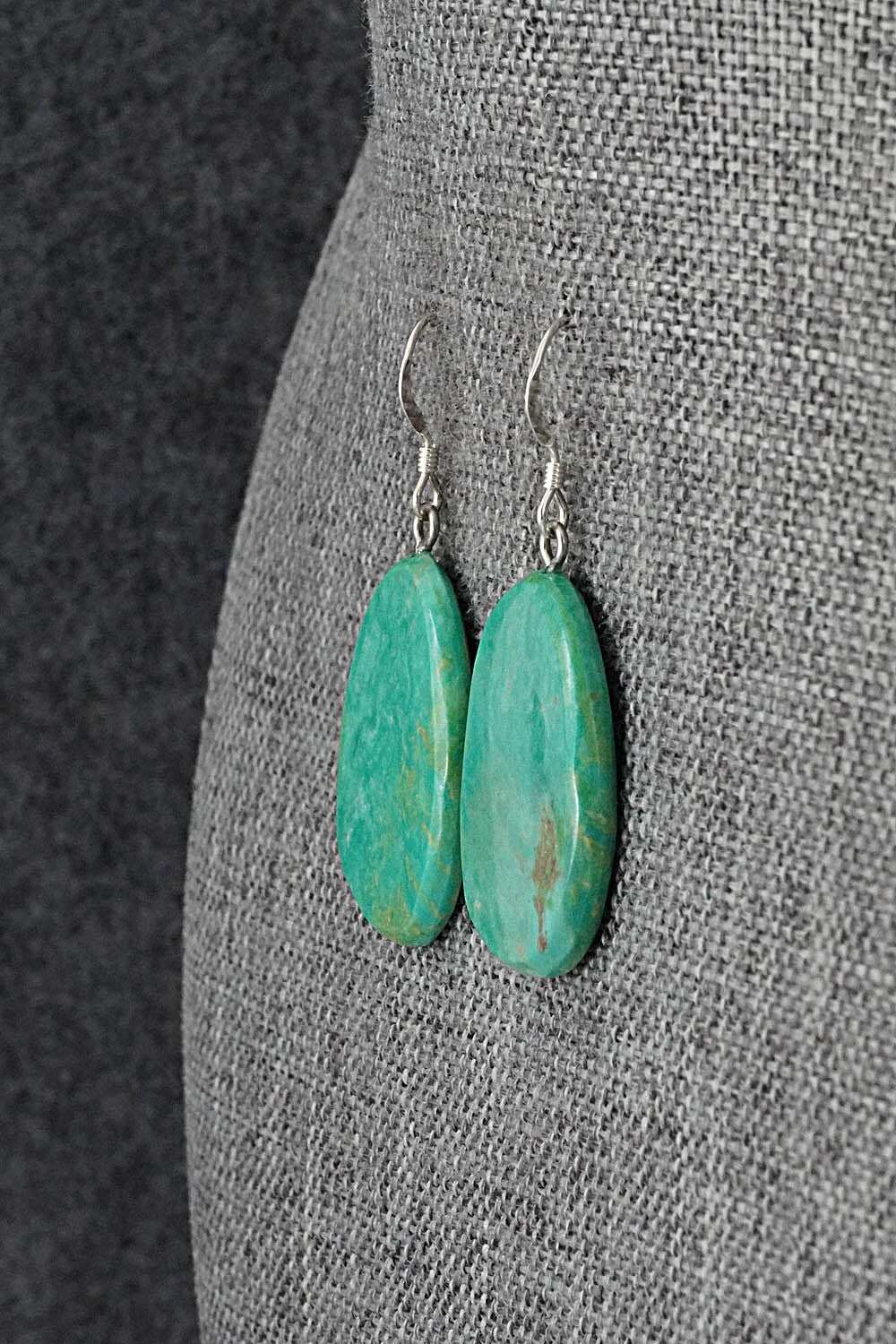 Turquoise & Sterling Silver Earrings - Tammy Nolcot