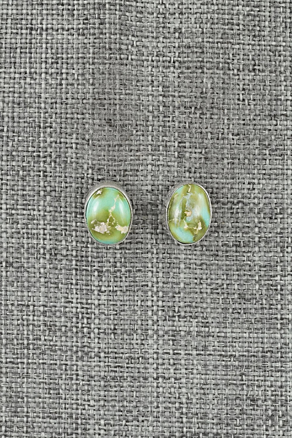 Turquoise & Sterling Silver Earrings - Rosemary Saunders