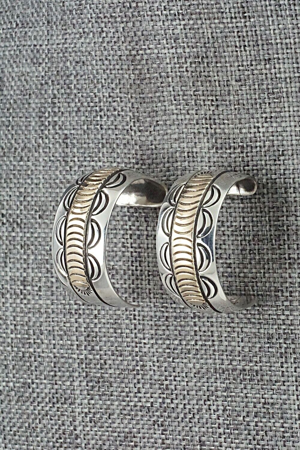 Sterling Silver & Gold Fill Hoop Earrings - Bruce Morgan