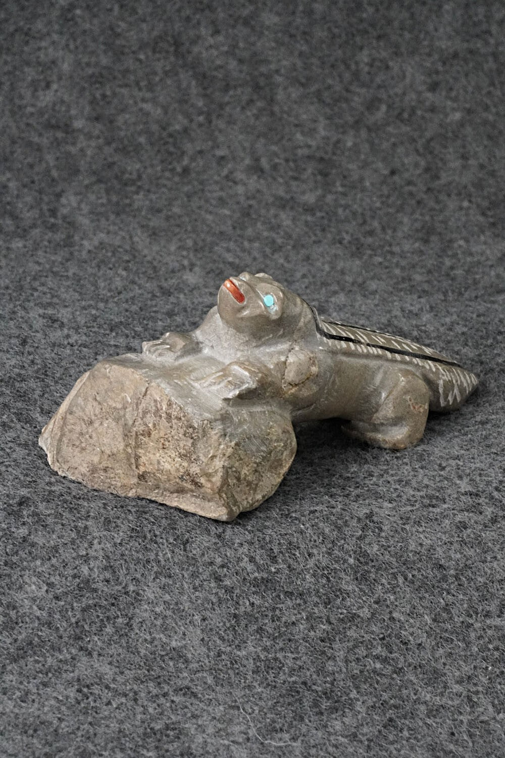 Badger Zuni Fetish Carving - Freddie Leekya