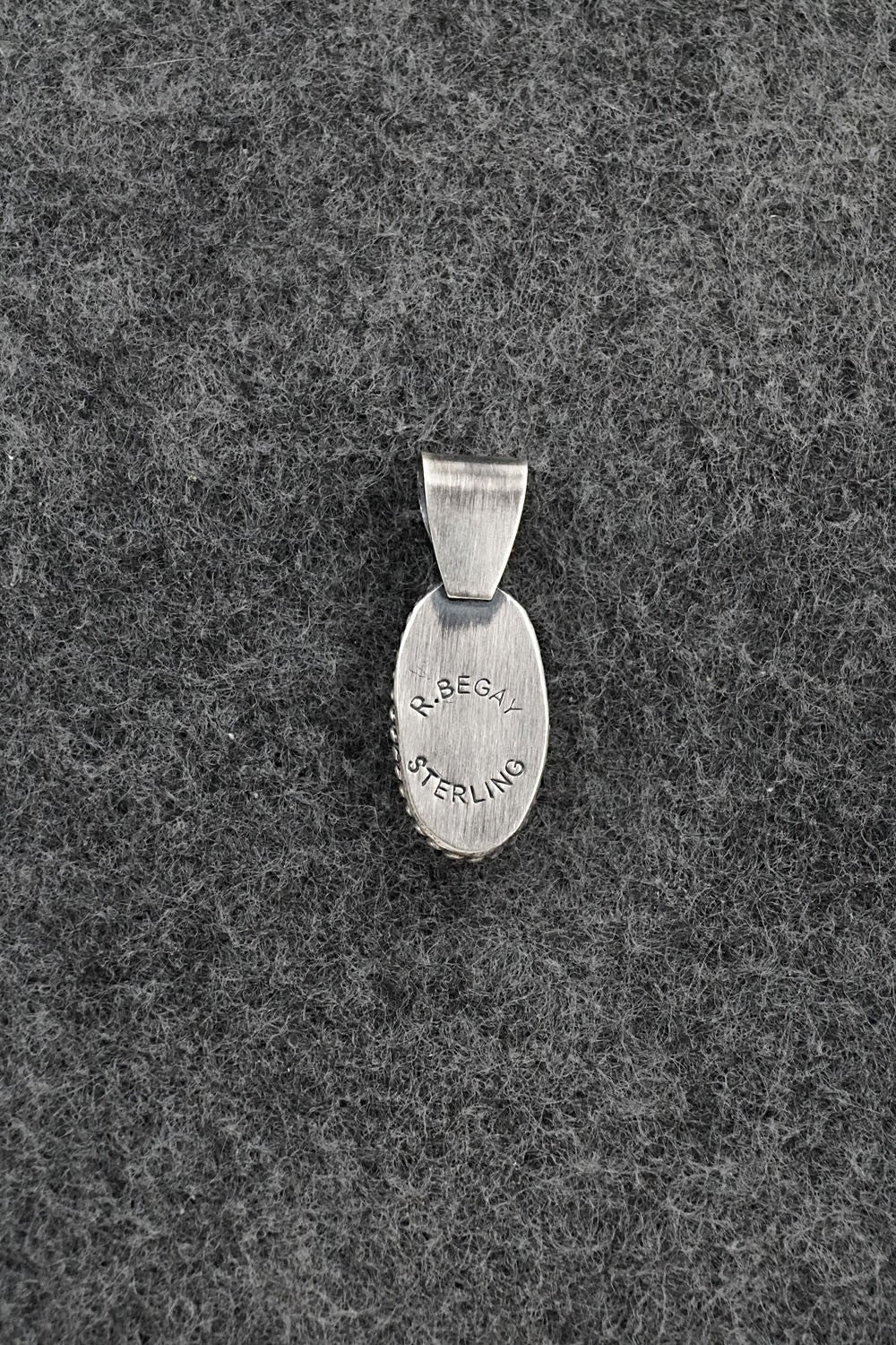 Turquoise & Sterling Silver Pendant - Rena Begay