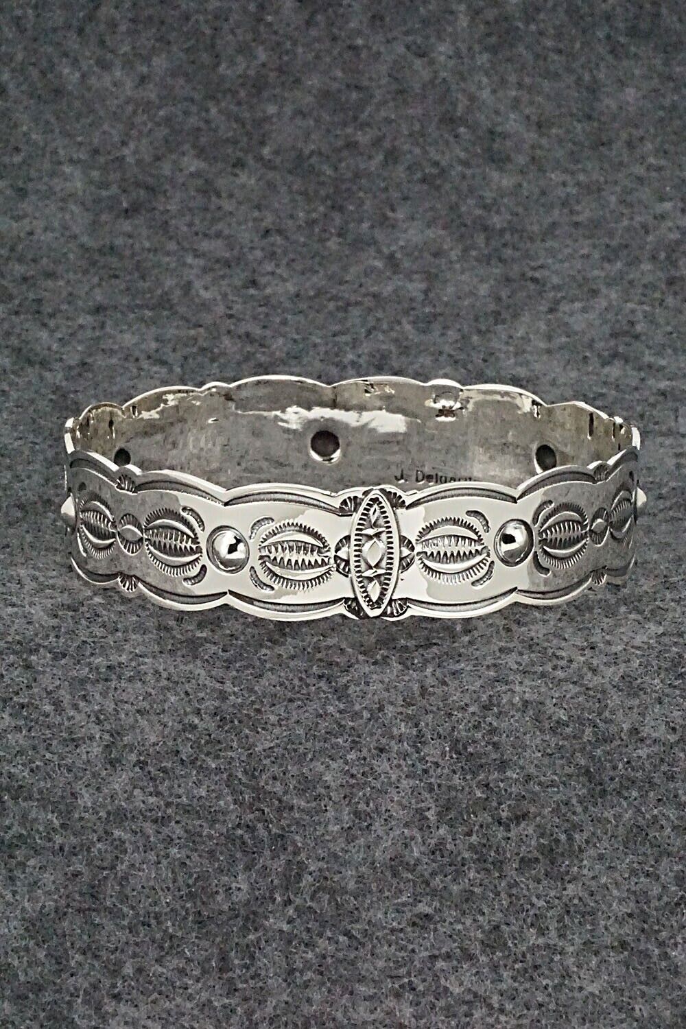 Sterling Silver Bangle Bracelet - Jeremy Delgarito