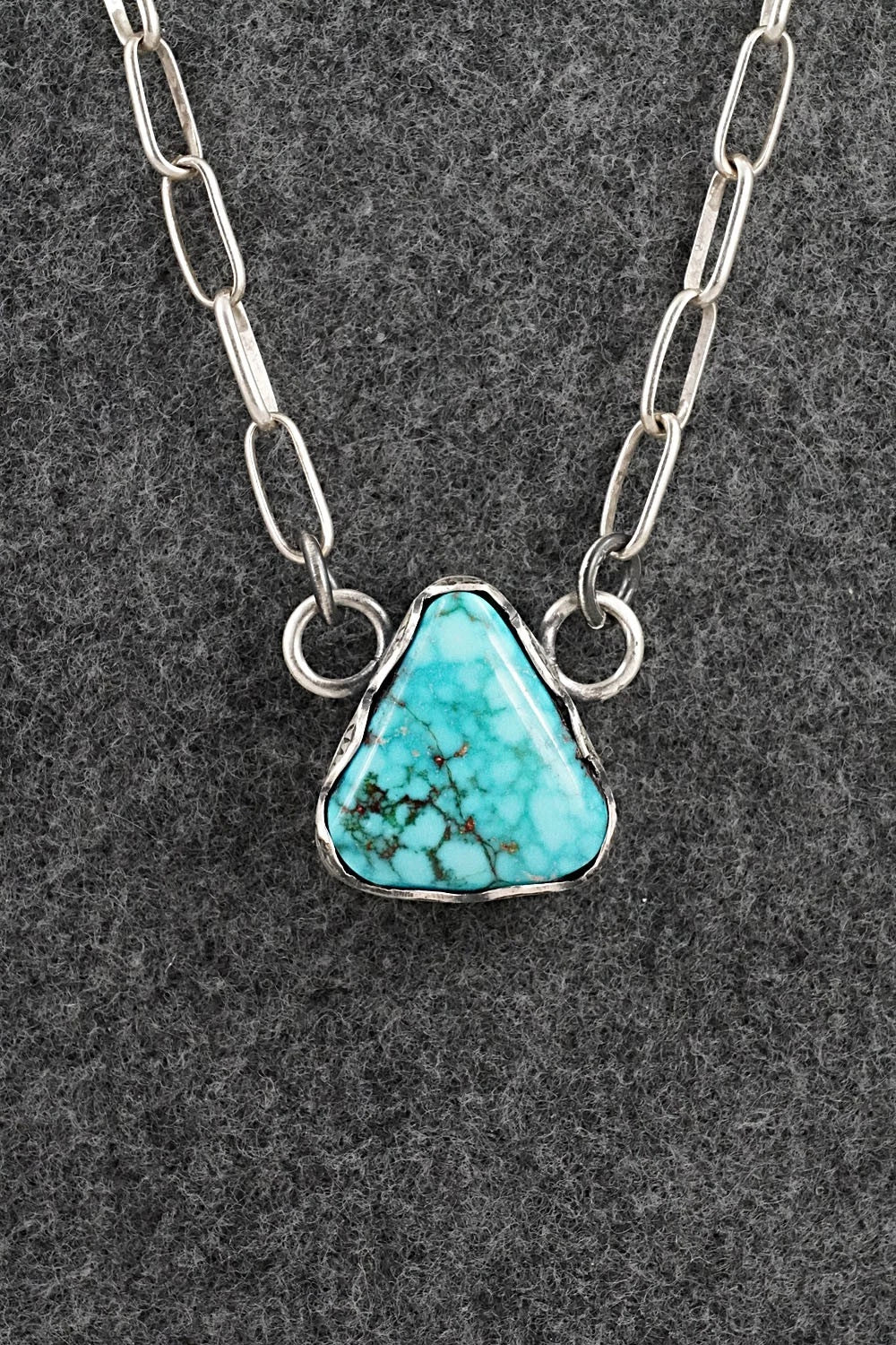 Turquoise & Sterling Silver Necklace - Randy Boyd