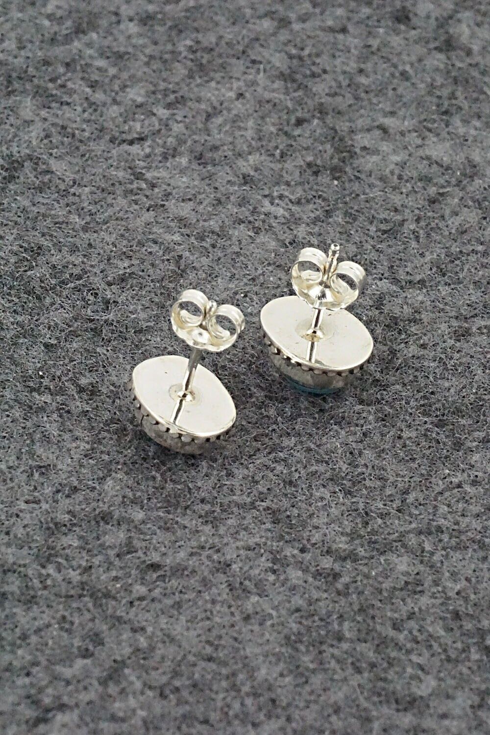 Turquoise & Sterling Silver Earrings - Rosemary Saunders