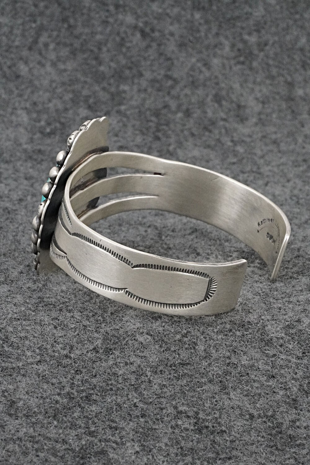 Turquoise and Sterling Silver Bracelet & Ring Set - Kathleen Livingston