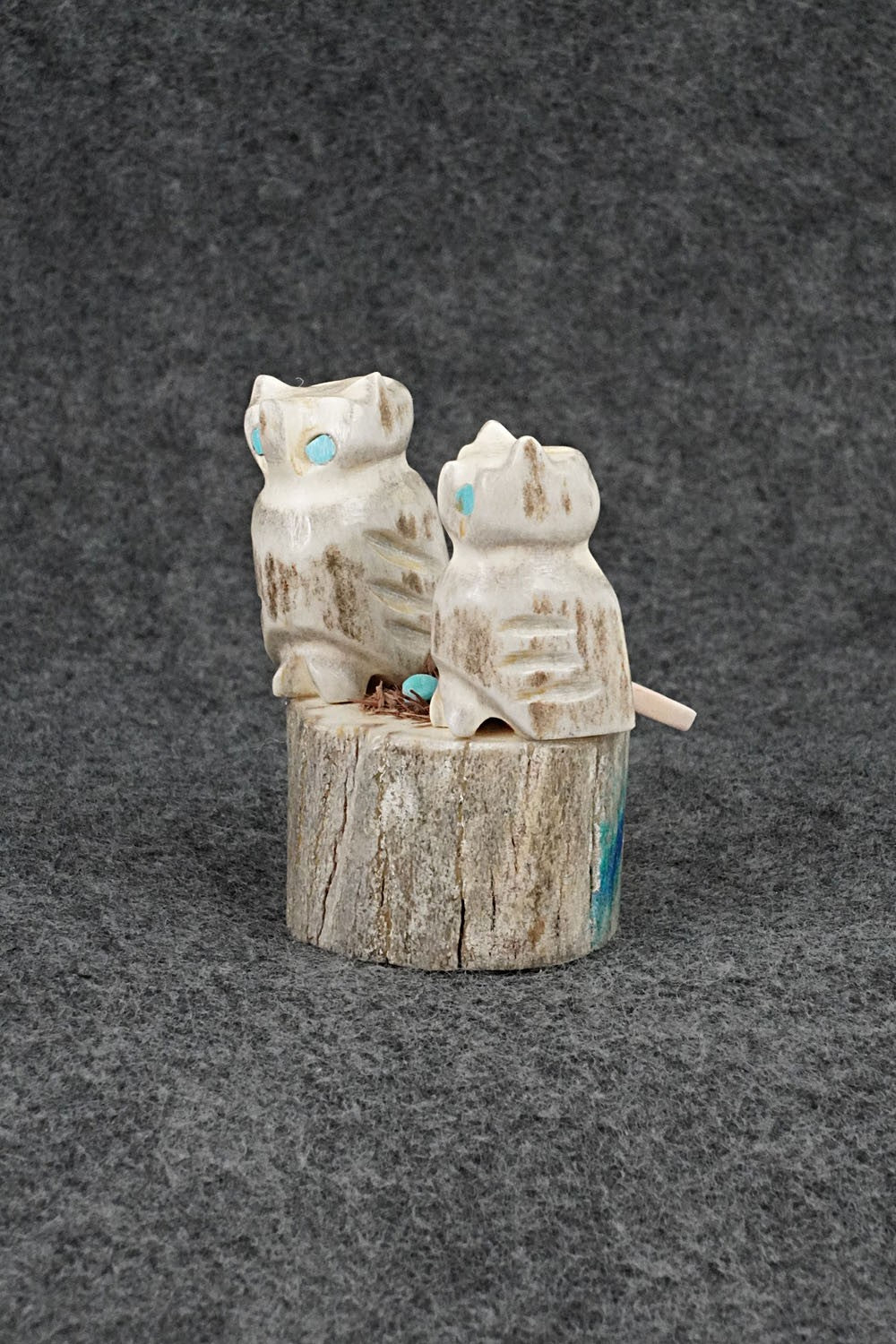 Owls Zuni Fetish Carving - Marvelita Phillips
