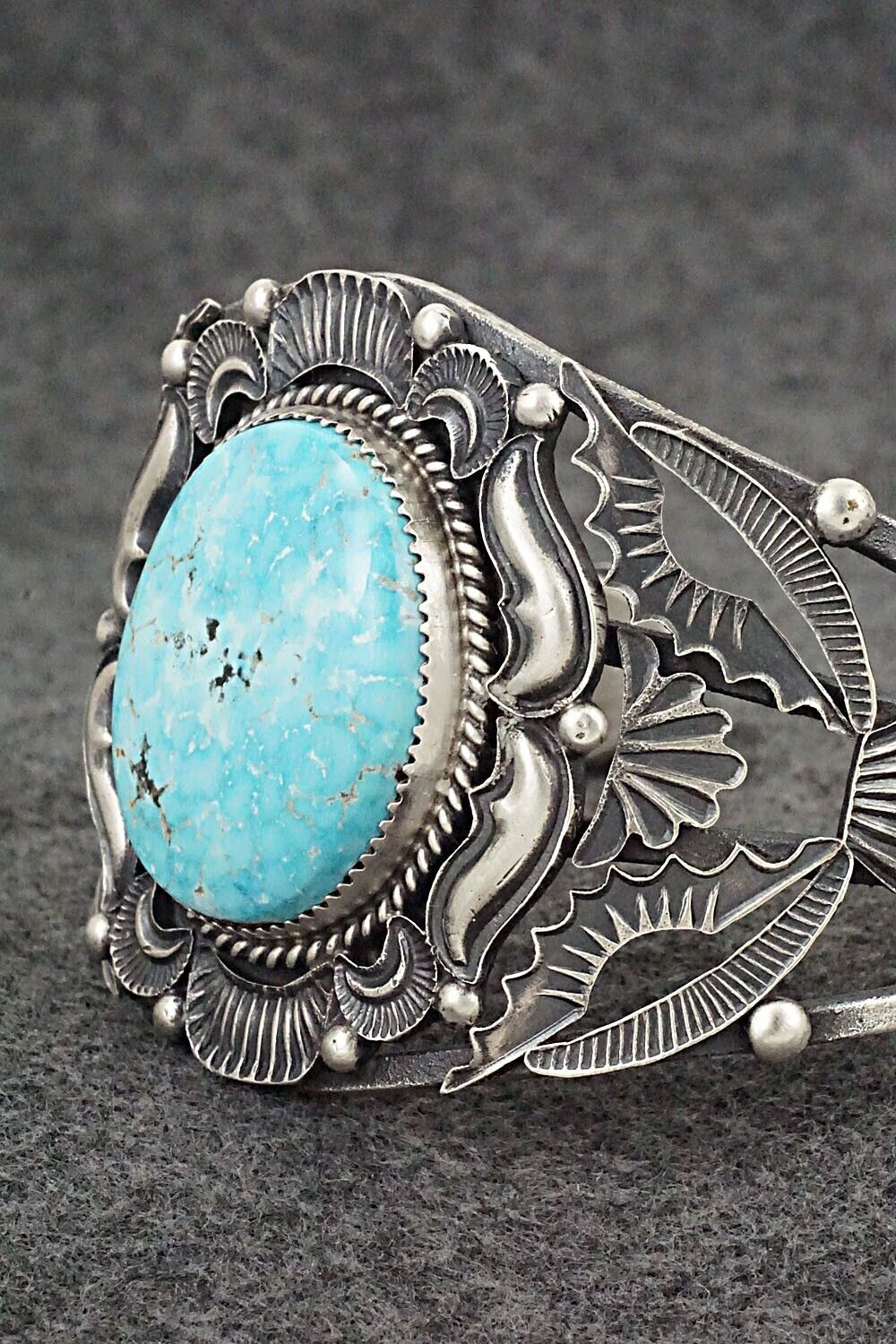 Turquoise & Sterling Silver Bracelet - Kevin Billah