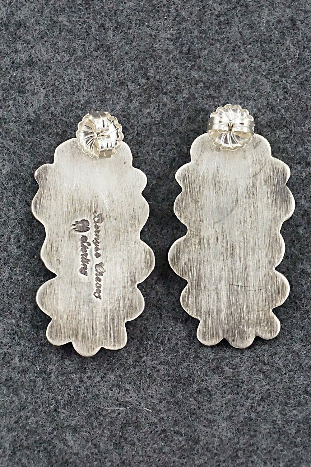 Turquoise & Sterling Silver Earrings - Bernyse Chavez
