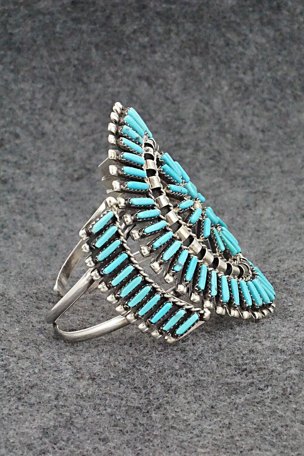 Turquoise & Sterling Silver Bracelet - Charlie John