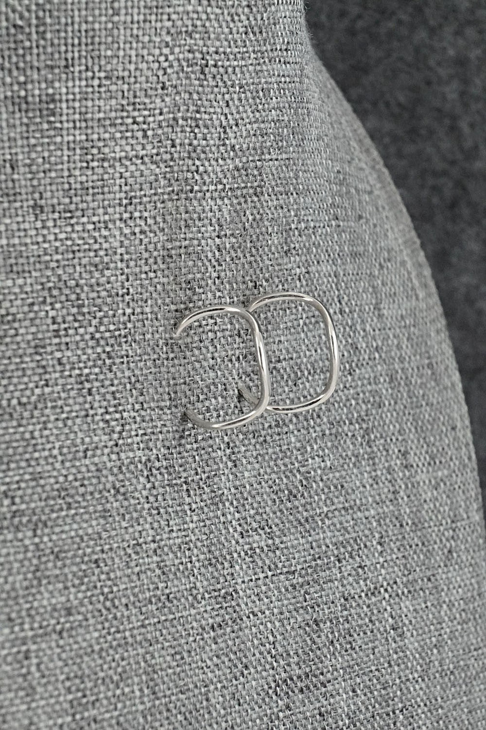Sterling Silver Hoop Earrings - Elaine Tahe