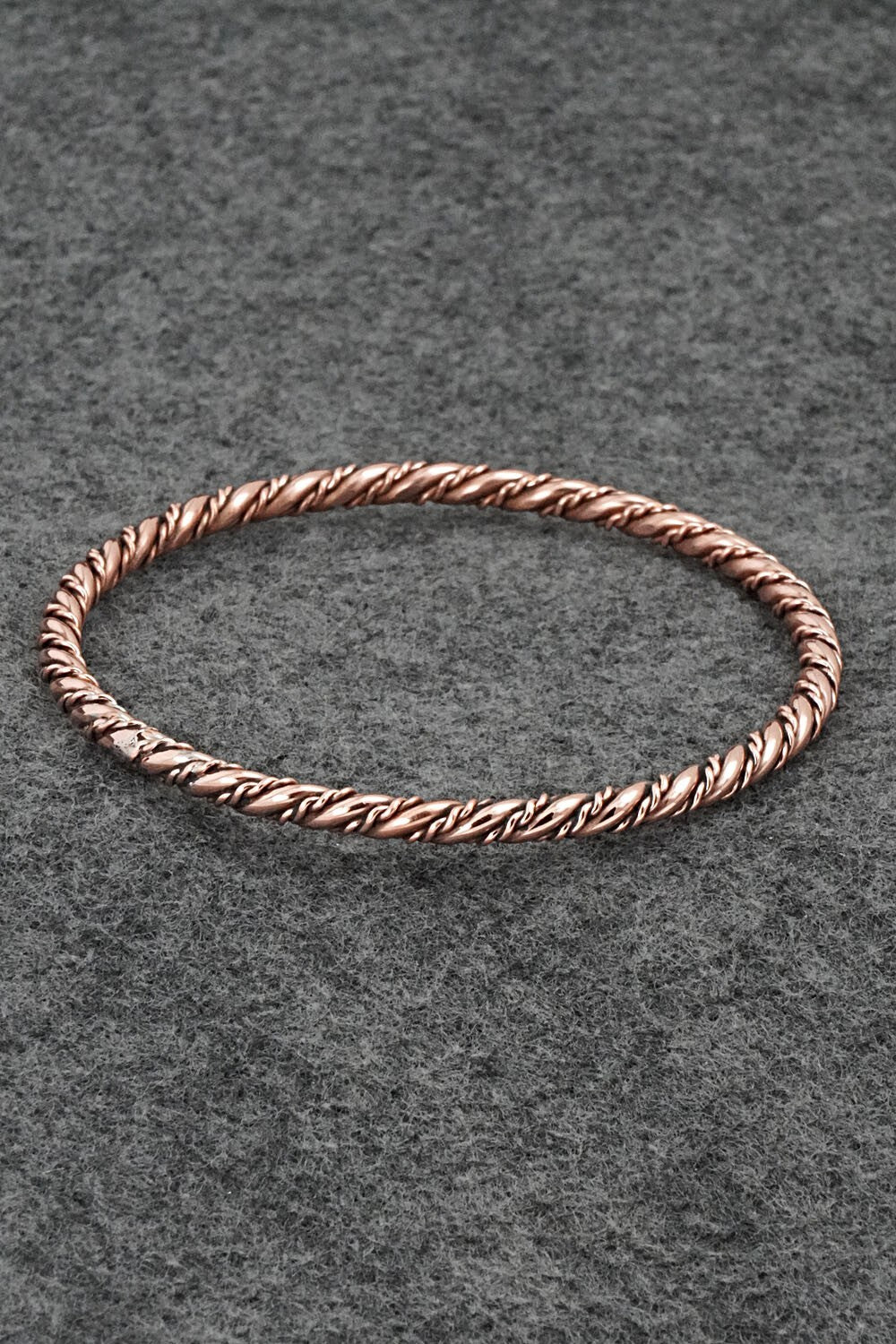 Copper Bangle Bracelet - Elaine Tahe