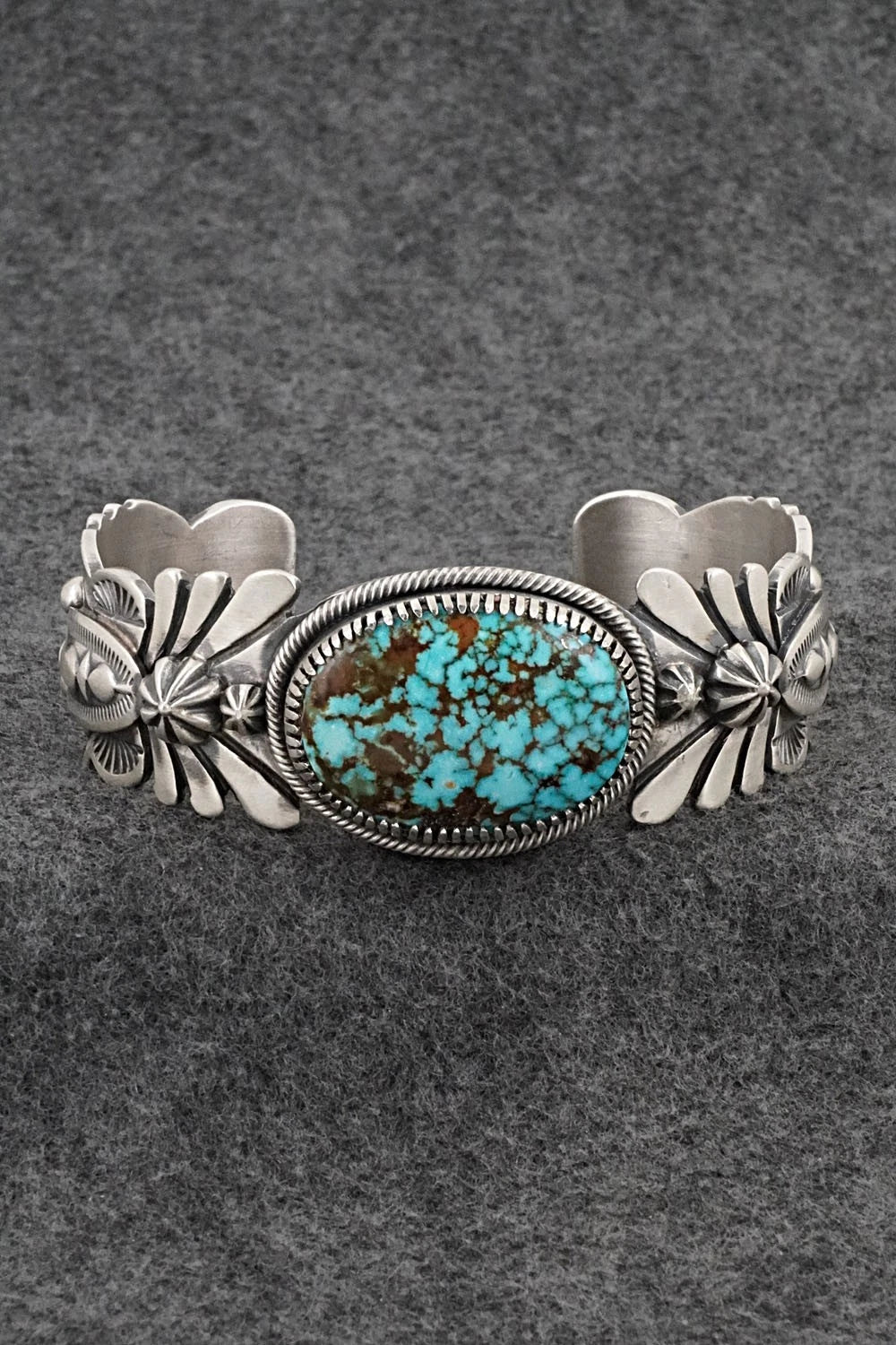 Turquoise & Sterling Silver Bracelet - Mark Yazzie