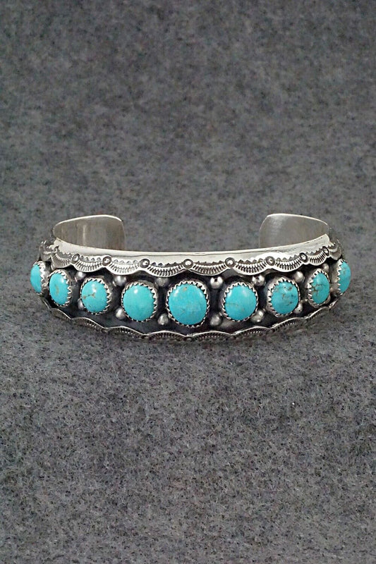 Turquoise & Sterling Silver Bracelet - Wilbert Muskett Sr.