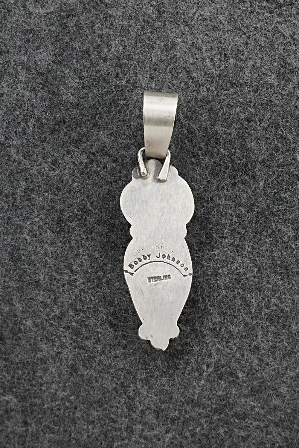 Turquoise & Sterling Silver Pendant - Bobby Johnson