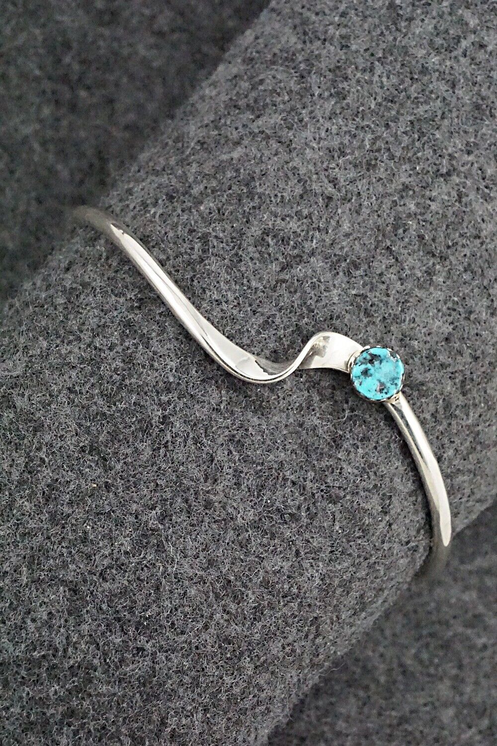 Turquoise & Sterling Silver Bracelet - Yolanda Skeets
