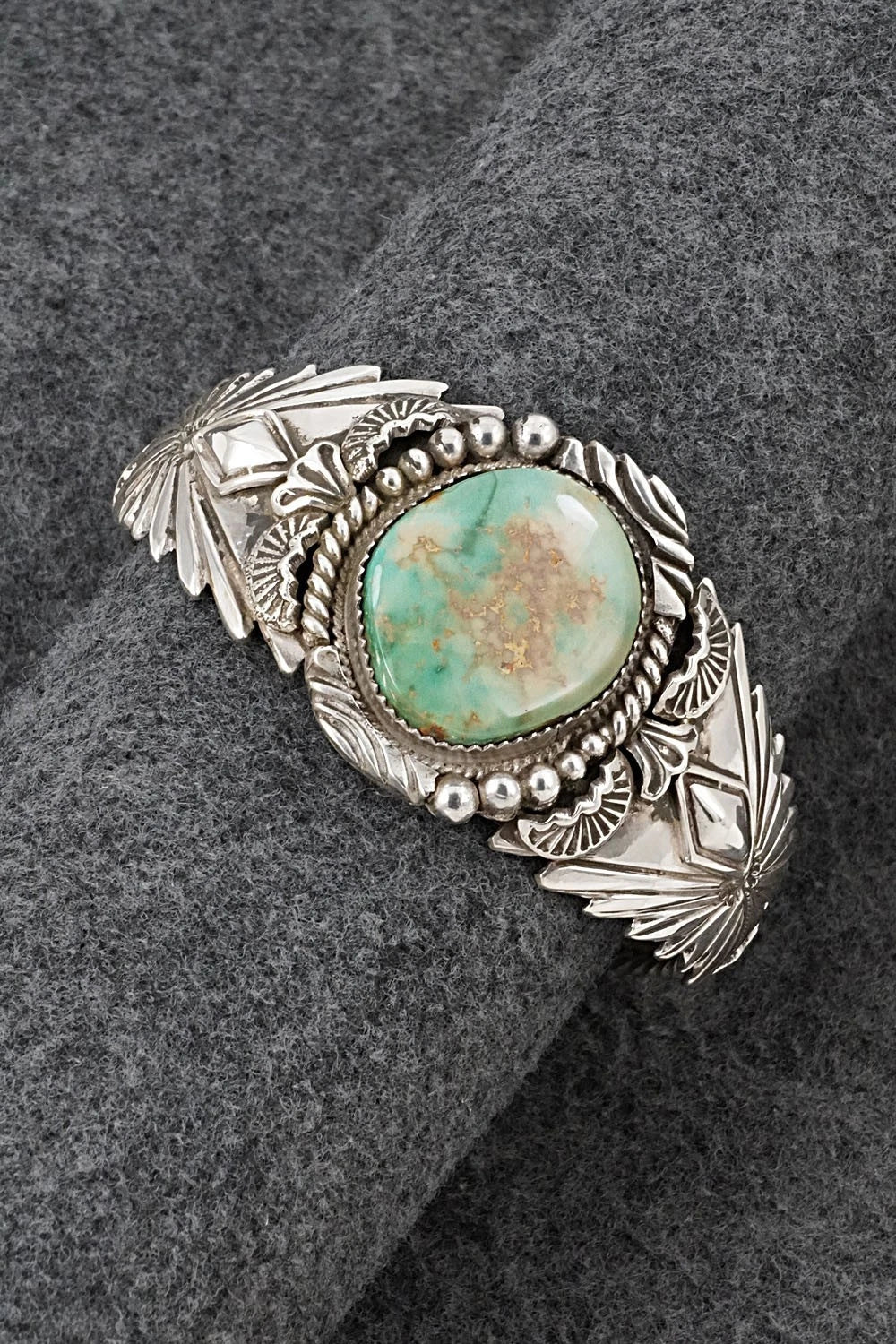 Turquoise & Sterling Silver Bracelet - Emerson Delgarito