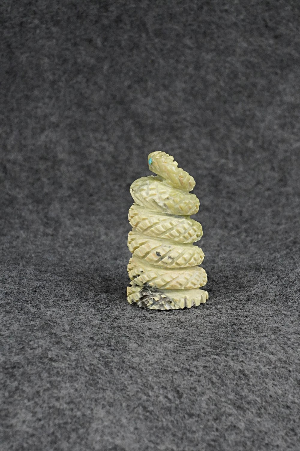 Rattlesnake Zuni Fetish Carving - Todd Etsate
