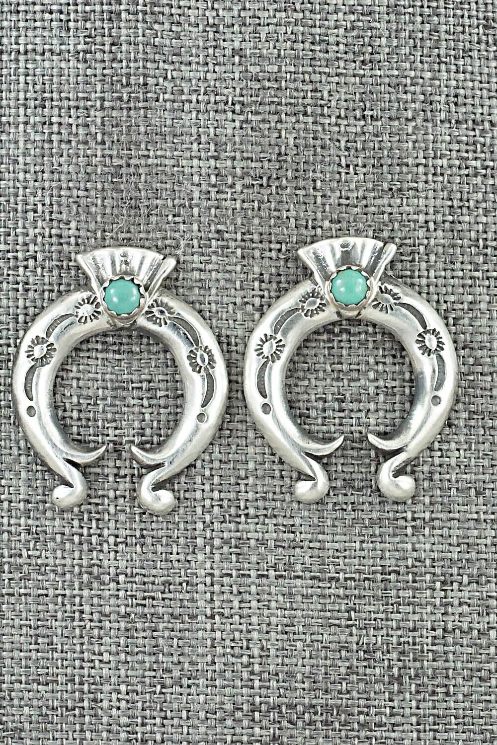 Turquoise & Sterling Silver Earrings - Paige Gordon