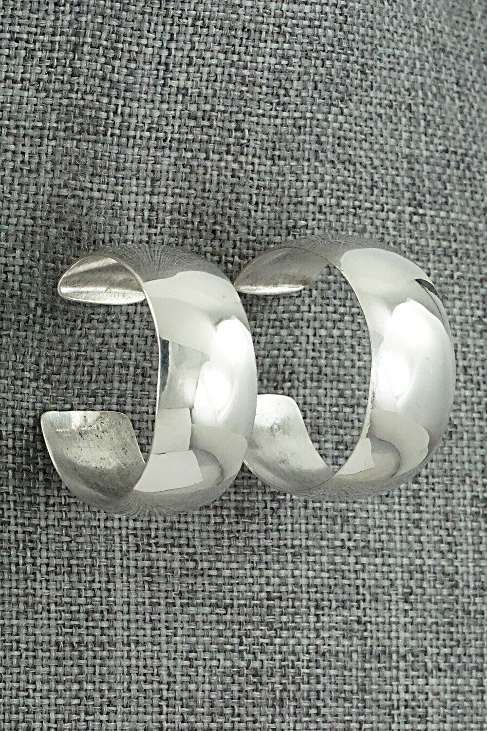 Sterling Silver Hoop Earrings - Elaine Tahe
