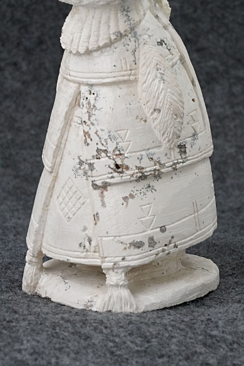 Shalako Dancer Zuni Fetish Carving - Florentino Martinez