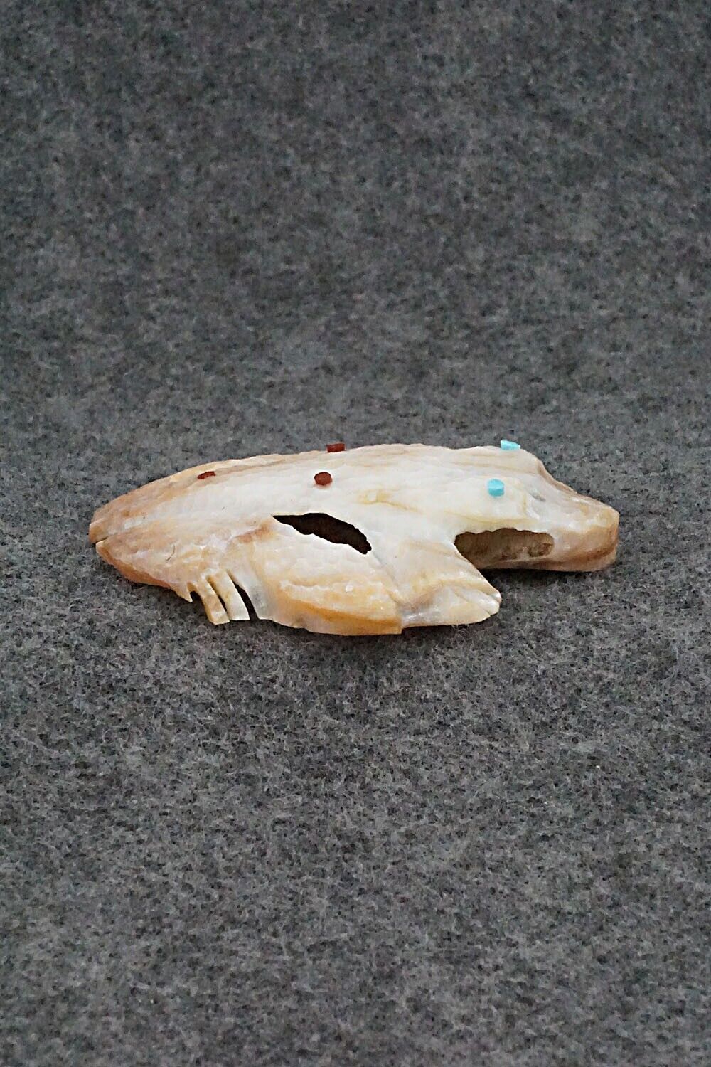 Frog Zuni Fetish Carving - Tyrone Poncho