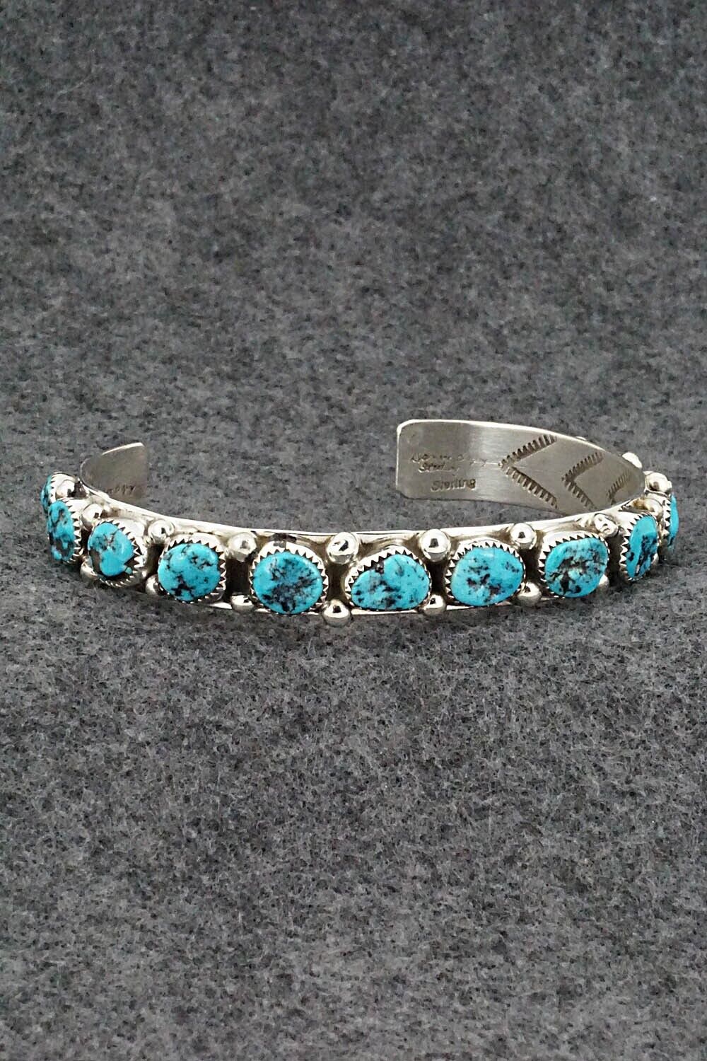 Turquoise & Sterling Silver Bracelet - Darlene Begay