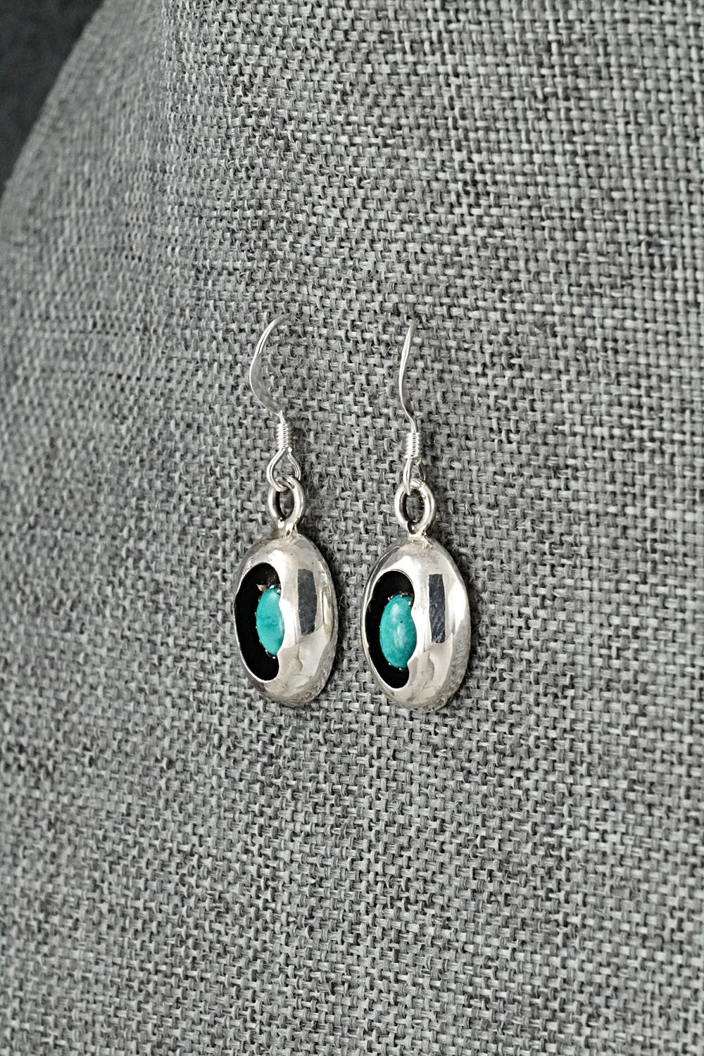 Turquoise & Sterling Silver Squash Blossom Set - Phil Garcia
