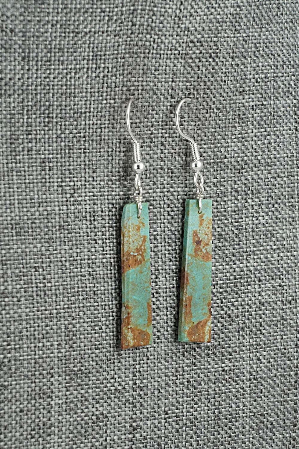 Turquoise & Sterling Silver Earrings - Tammy Nolcot