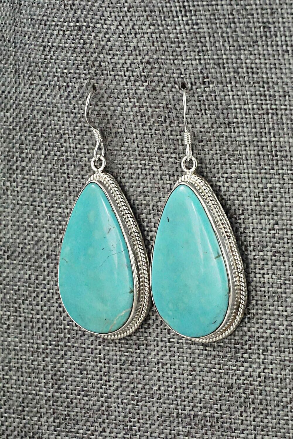 Turquoise & Sterling Silver Earrings - Sharon McCarthy