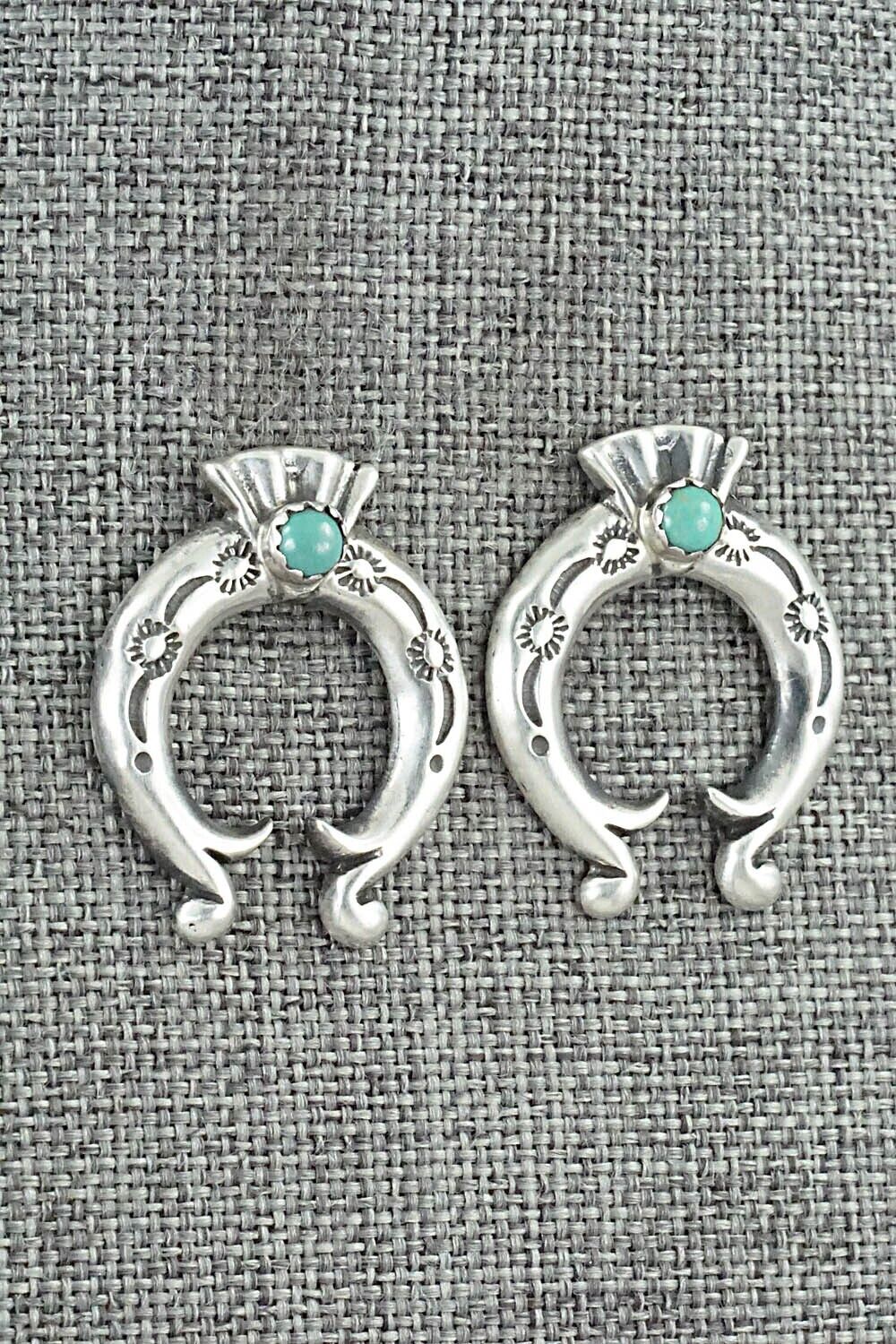 Turquoise & Sterling Silver Earrings - Paige Gordon