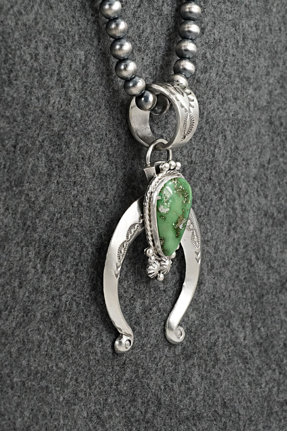 Turquoise & Sterling Silver Necklace - Samuel Yellowhair