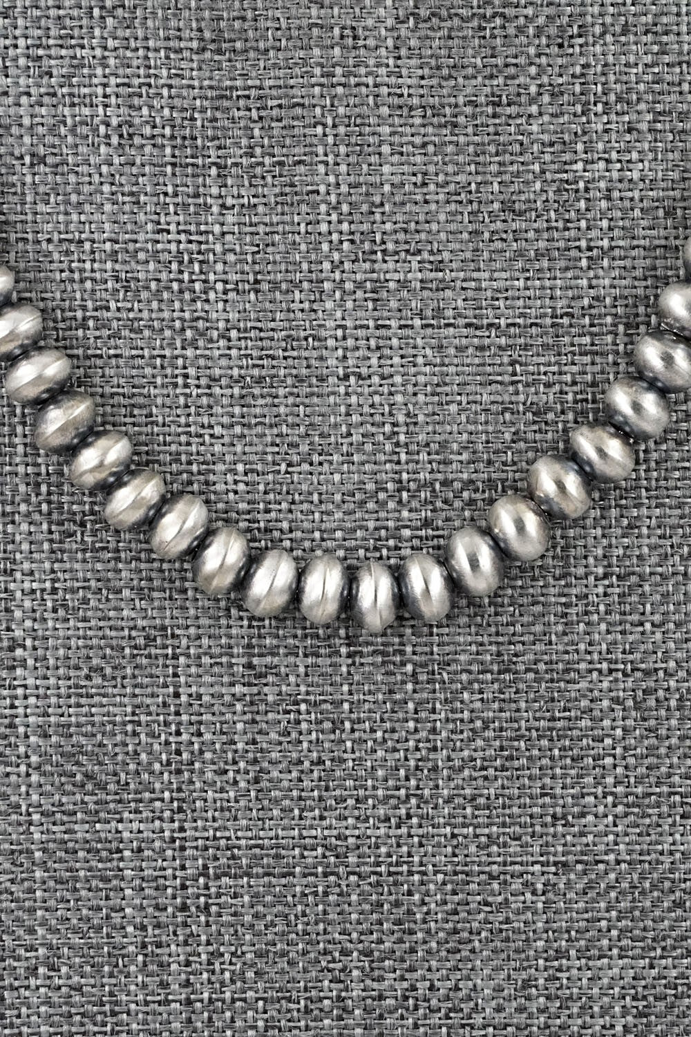 Sterling Silver Navajo Pearl Necklace 16" - Dorinda Mariano