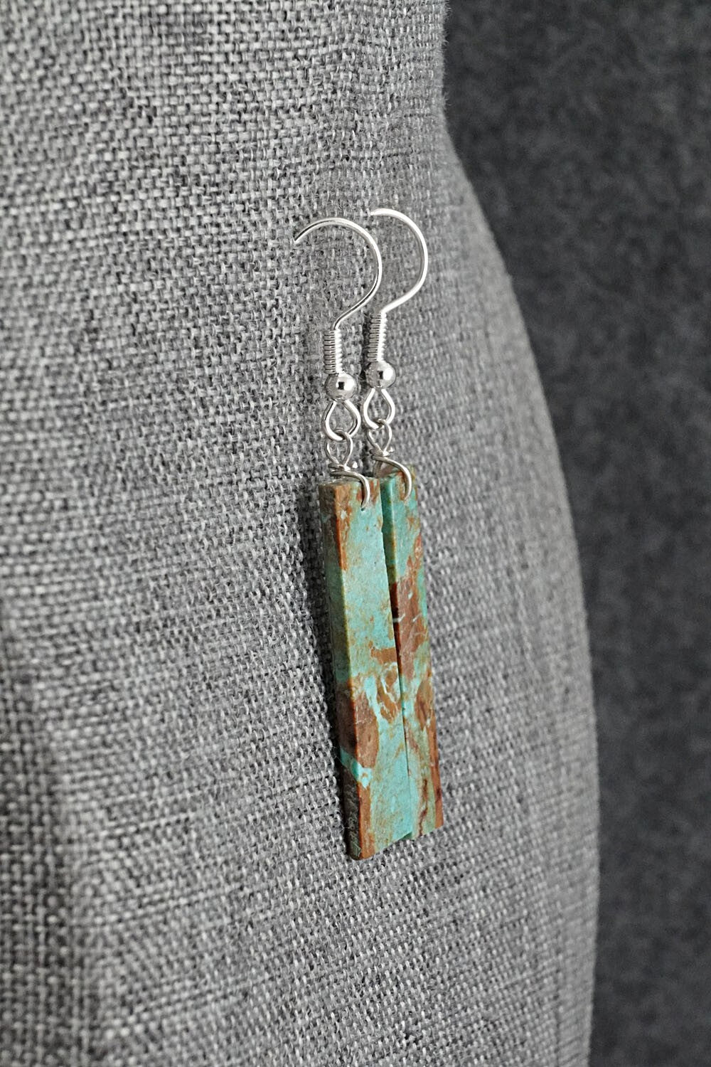 Turquoise & Sterling Silver Earrings - Tammy Nolcot