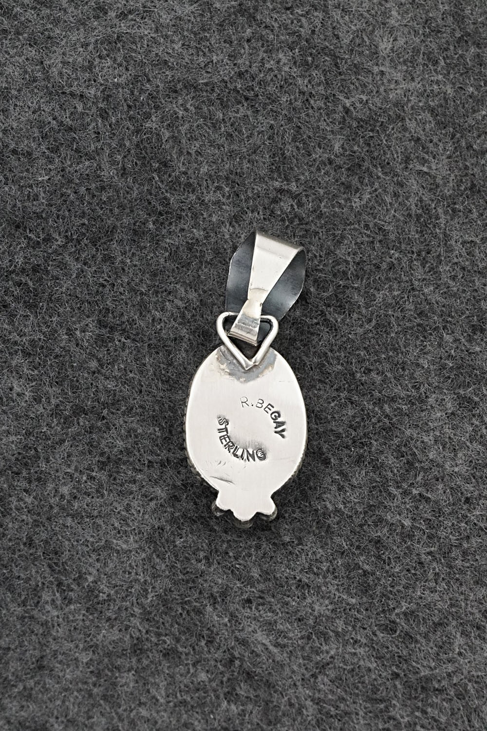 Turquoise & Sterling Silver Pendant - Rena Begay